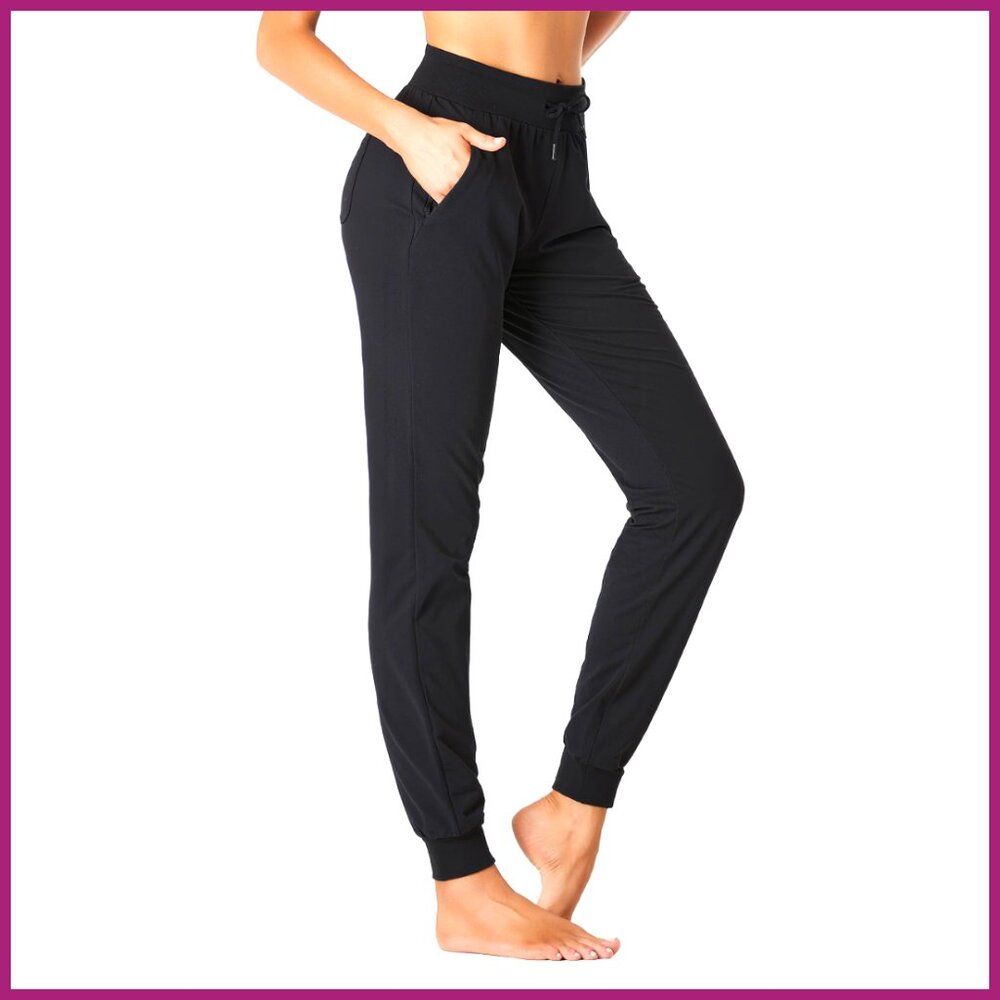 Tall Women's Lightweight Cotton Joggers 34 Inseam Sweatpants Lounge Yoga